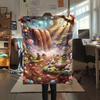 1Pc Easter Pokemon Print Flannel Blanket, High quality Comfortable for All Seasons, Home Decor, Warmth and Comfort, Perfect for Christmas Gifts