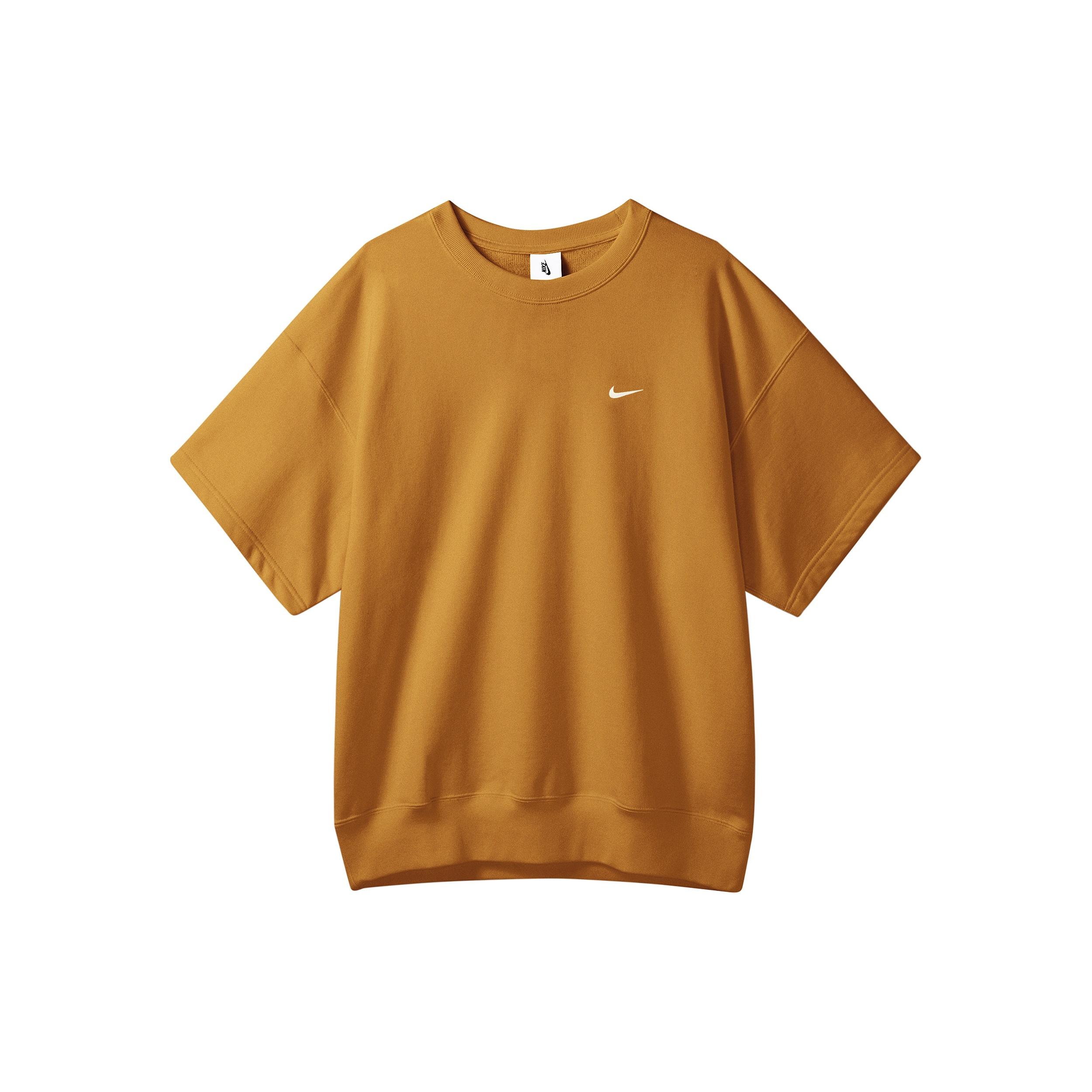 Nike Solo Swoosh Logo T-Shirt Brown Men s DX0881-754 L