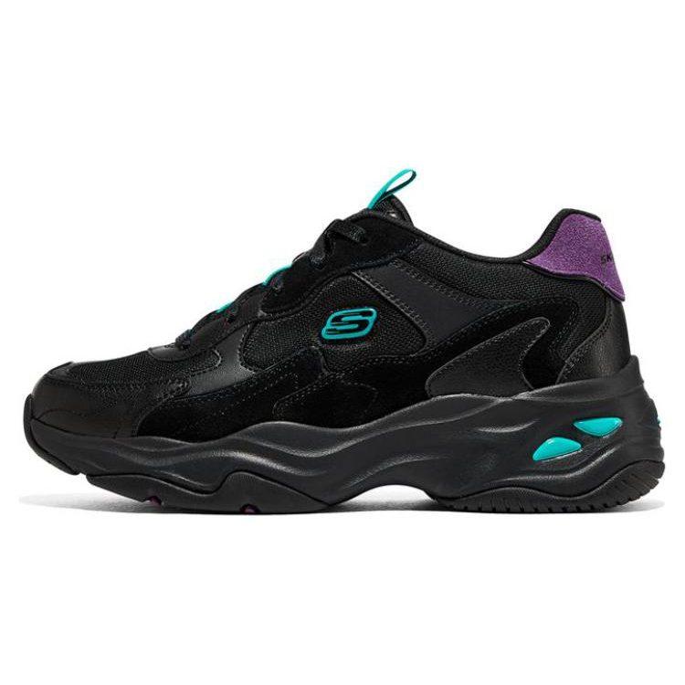 Skechers Dlites 4.0 'Black Purple Green' Women's 896158-BKMT