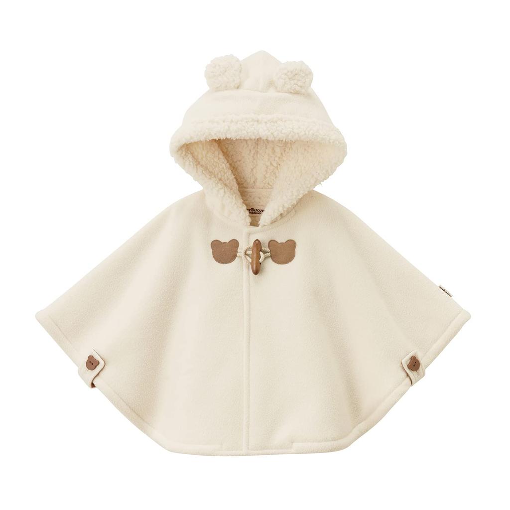 HOUSE Hot Cloak Set Baby Baby Ivory Free [MIKI Biscuits] [BOX Included] Boys, Girls, Babies, Children's Clothing, Shower, Gift, (70-90cm) 74-9988-498