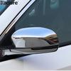 For Jeep Compass 2017 2018    Chrome Car Rearview Mirror Cover Trim Side Wing Mirrors Cap Shell Accessories