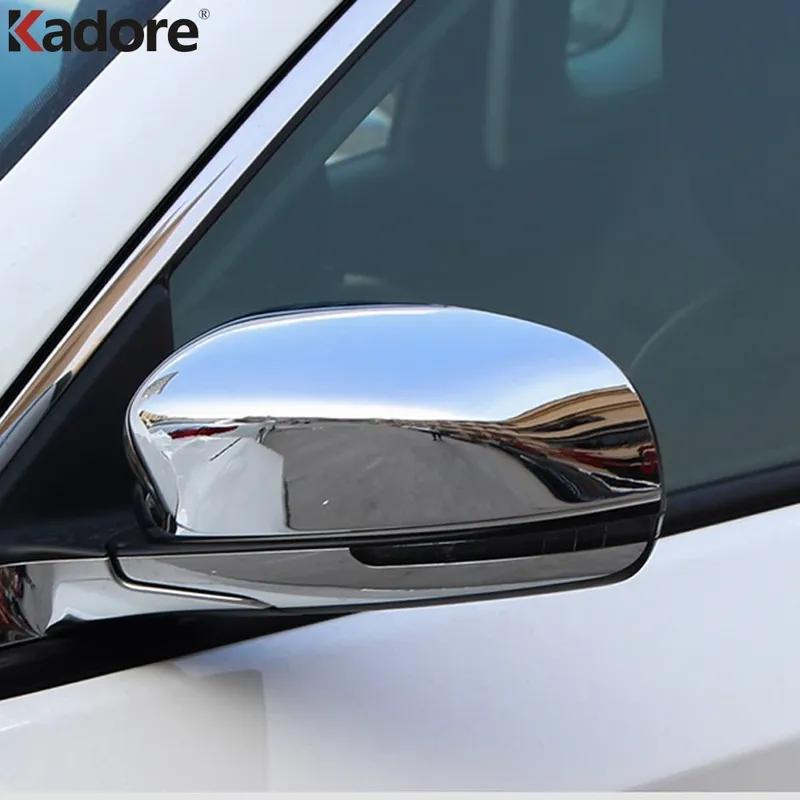 For Jeep Compass 2017 2018    Chrome Car Rearview Mirror Cover Trim Side Wing Mirrors Cap Shell Accessories
