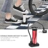   Bike Pump Portable   Motorcycle Foot Pumps Aluminum Alloy (Black)
