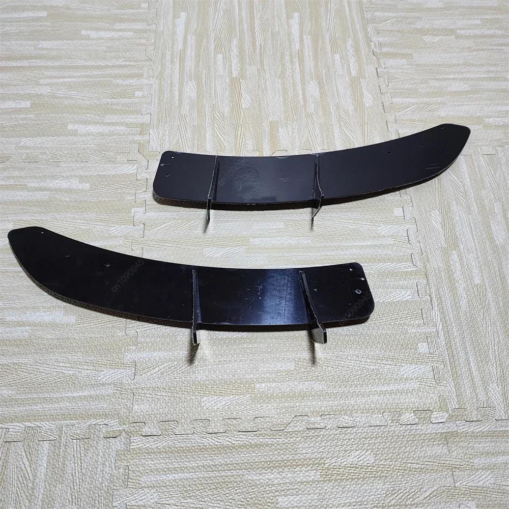 Für VW Golf 6 MK6 R R20 2008-2013 Heckstoßstange Diffusor Heckspoiler Seitenflaps Schutz Lippe Glanzschwarz Bodykits Tuning