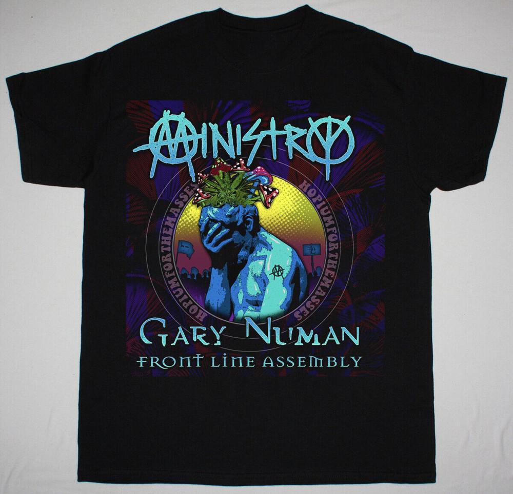 

NEW Ministry Band 2024 Tour Short Sleeve Black All Size Shirt Unisex T-Shirt M