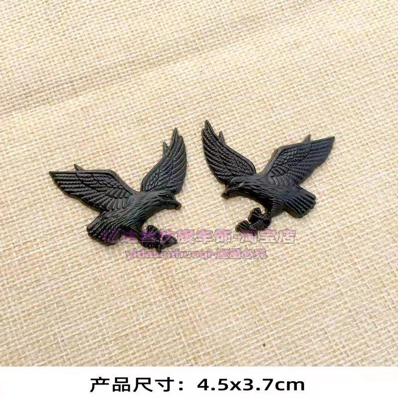 3D Stereoscopic Eagle Metal Car Sticker Eagle Emblem for Motorcycle Fuel Tank Cap Body Decal and Rear Trunk Decorative Badge