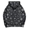 Ladies' Christmas Printed Bow Long Sleeved Loose Fitting Headband With Rope Hooded Sweatshirt Top