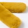 LALA Fur Scarf Petite Yellow