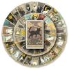 78 INS Novelty Cartoon Cute Kawaii Cat Tarot Card Stickers PVC Waterproof Stickers Decals For Kids Boys Girls Toys Gifts