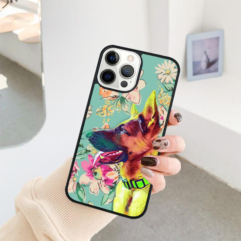 

German Shepherd Dog Phone Case For iPhone 17 Air 16 15 14 11 12 13 Pro MAX Plus coque Cover Shell iPhone 11pro max