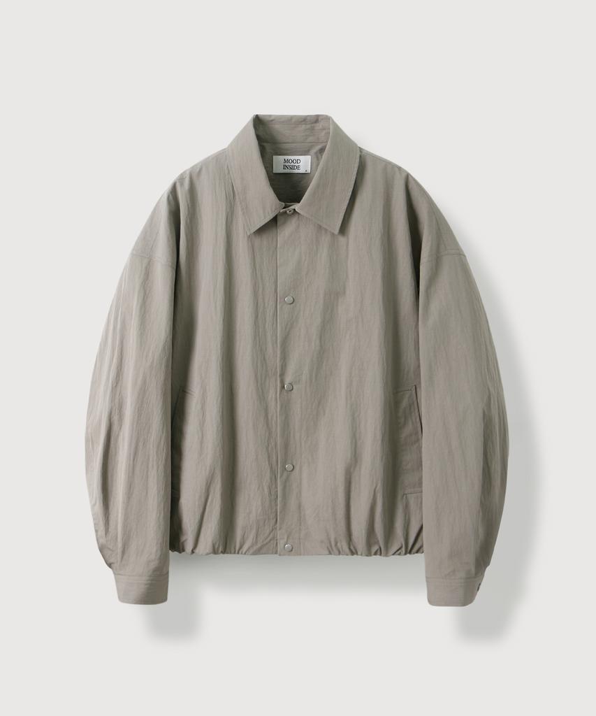 Mood Inside Crispy Nylon Collar Jacket_4 Colors
