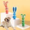 Giocattolo da Masticare Cane Cartone Animato Squeaky - Lattice Resistente, Occhi/Orecchie Espressivi, Senza Batterie, Interattivo per Tutte le Razze