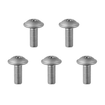5 PZ Viti Torx Bullone Metallico M6 X 16Mm Argento N000000001476 Per Mercedes Benz