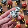 1/3KS Magnetky na chladničku do kuchyne Dizajn kuracieho zadku Darčeková dekorácia na Vianoce Domáca dekorácia Magnetická dekoratívna simulácia
