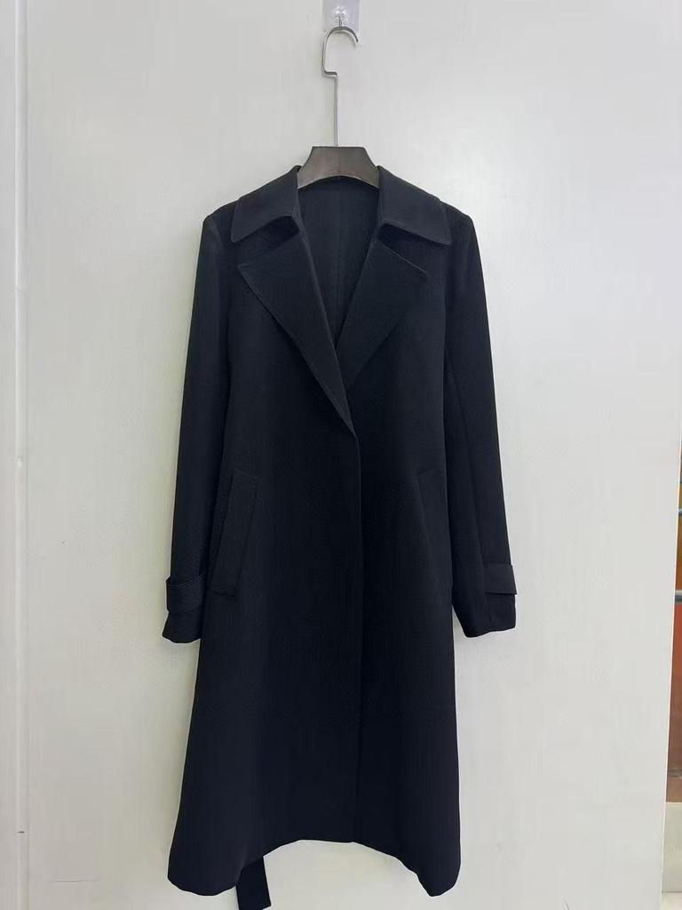 Autumn 2025 Women's Triacetate Blend Trench Coat