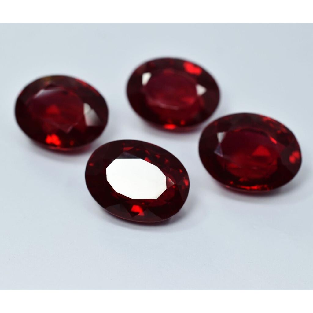 120 Ct AA+ Natural CERTIFIED Ruby Pigeon Blood RED Loose Gemstone OVAL Cut Lot YYs-6124
