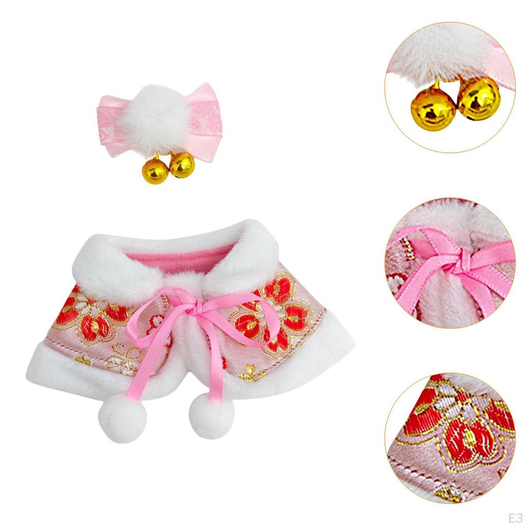 17cm Doll Clothes Cloak Soft Photo Props Costumes Dress Up