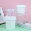 500/1000Ml Transparent Plastic Bucket With Lid And Handle Food Storage Container