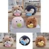 Whimsical Penguin Plush Toy Keychain Soft Fluffy Bag Charm Perfect For Kids And Gifts