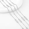 No Fade 2Meters Stainless Steel Link Chains for Jewelry Making DIY Necklace Bracelet Chain Accessories Beaded Chain Wholesale