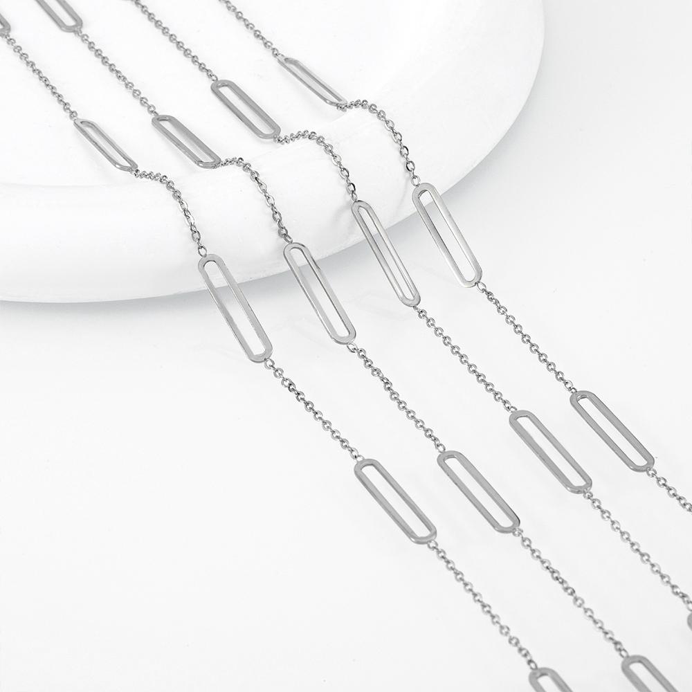 No Fade 2Meters Stainless Steel Link Chains for Jewelry Making DIY Necklace Bracelet Chain Accessories Beaded Chain Wholesale