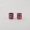 Rhodolite Gemstone 925 Sterling Silver Jewelry Handcrafted Studs Earrings 0.4" Birthday Gift For Her EE-179-12