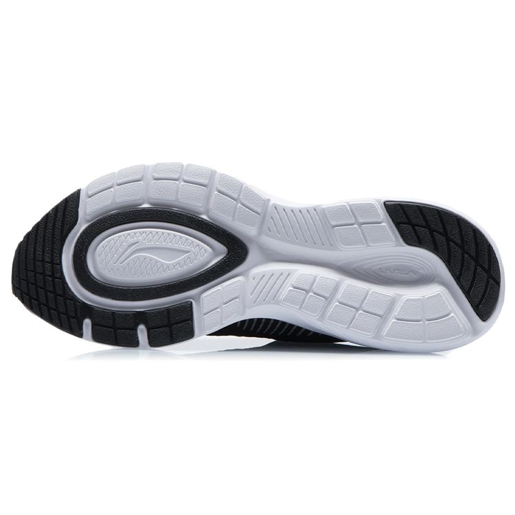 Li-Ning Rutschfeste Verschleißfeste Low-Top Laufschuhe Herren Sneaker Schwarz Blau ARSR043-4