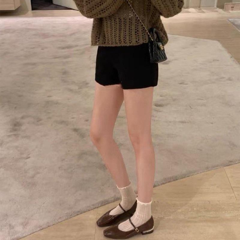 2024 Fashion Solid Color Versatile Women's Single Shoes Square Heel Comfortable Women's Shoes Spring and Autumn Shallow Mouth