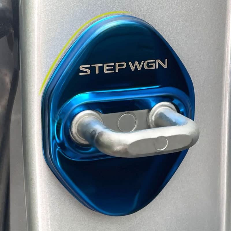 TADOKAPATU Honda New Step Wagon RP Series Striker Cover Door Lock Cover Plated Accessory Interior Parts Stainless Steel 4PCS Easy Installation Ho