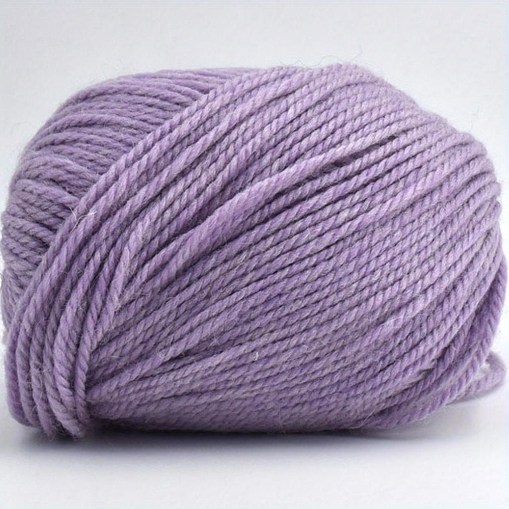 Worsted Weight Wool Yarn Soft & Durable Knitting Crochet Yarn for Cushions DIY Craft Yarn for Beginners