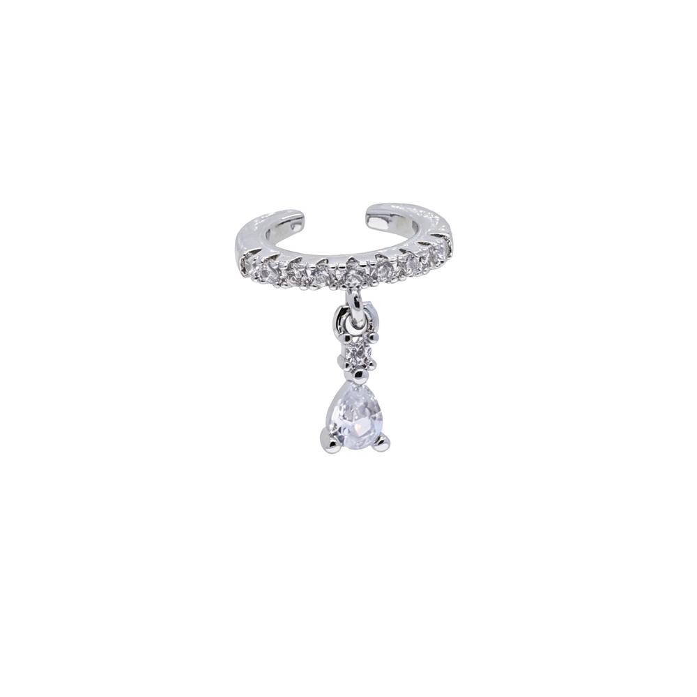 2026 New Various Styles 5A Cubic Zirconia CZ Charm Tassel Chain No Piercing Elegance Women Ear Cuff Clip on Earring