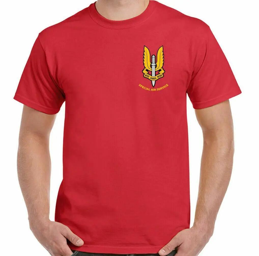 Unisexs SAS TShirt Special Air Service British Forces Elite He Who Dares Wins Unisex TShirts