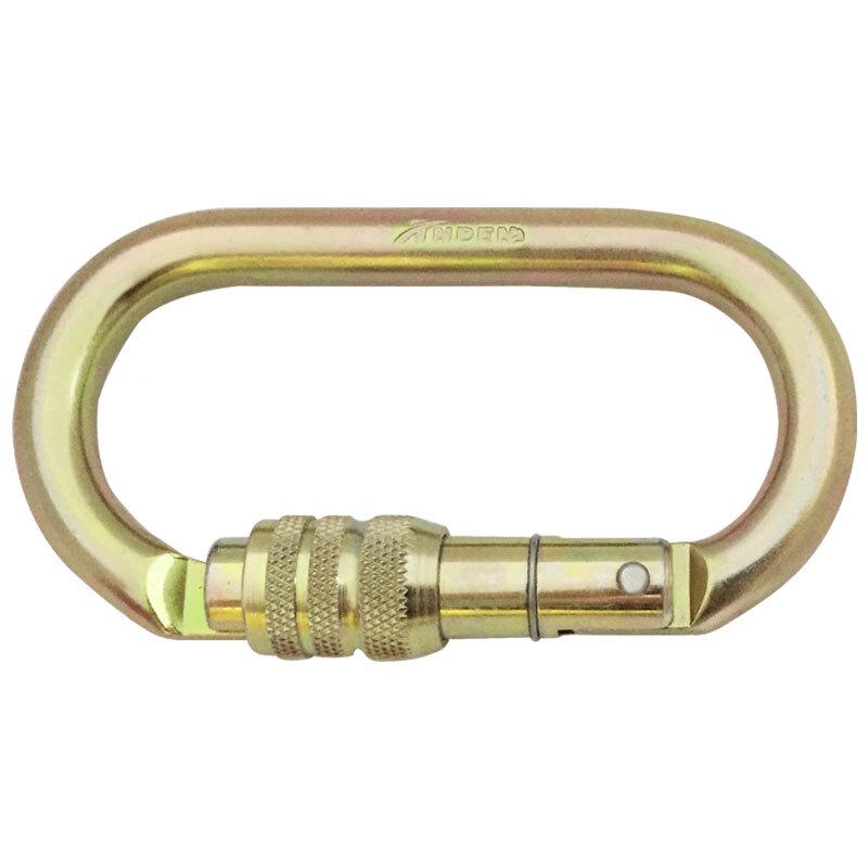 ANPEN Outdoor O-Type Screw Lock Climbing Carabiner