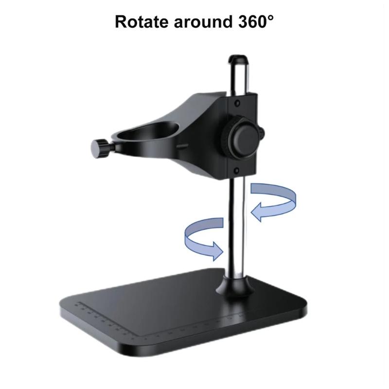 Adjustable Microscope Stand For Digital Microscopes Lightweight And Portable Easy Assembly For Accurate Observation