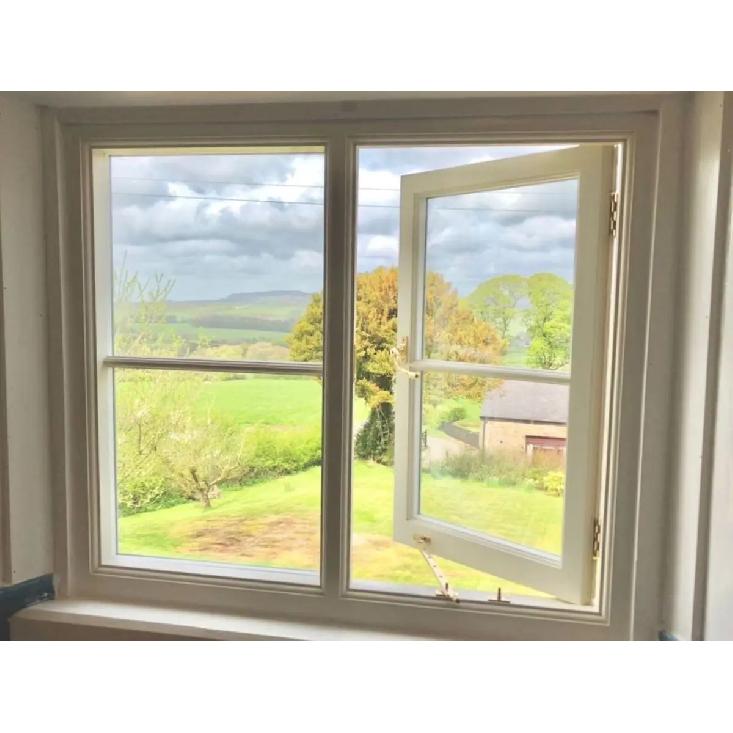 DN Aluminium Sliding Window 2.0mm Thermal Break Structure Slide Window Smoothly Metal Frame Soundproof Window for House