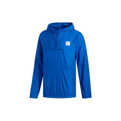 Αρχικό Αντιανεμικό με Κουκούλα Trefoil Hip Windbreaker Ανδρικά Μπουφάν Βασιλικό Μπλε EE2953