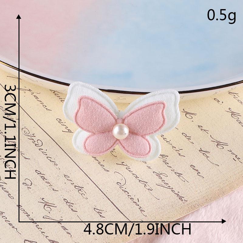 Hair Accessories Decorative Accessories Cute Cartoon Butterfly Hairpin Leather Ring Accessories Brooch Handmade Diy Clothing Accessories