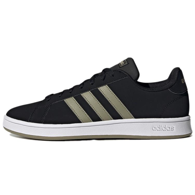 adidas neo Grand Court Base Black Light Brown Men s H02051 EU 44⅔