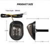 9 LED Motorcycle Flush Mount Led Turn Signals Flash Indicators Blinker Lamp Universal For Honda Yamaha Cafe Racer Motorbike