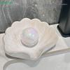 Shell Soap Box,Bathroom Soap Drainage Box,Luxury Soap Holder Bathroom Accessories