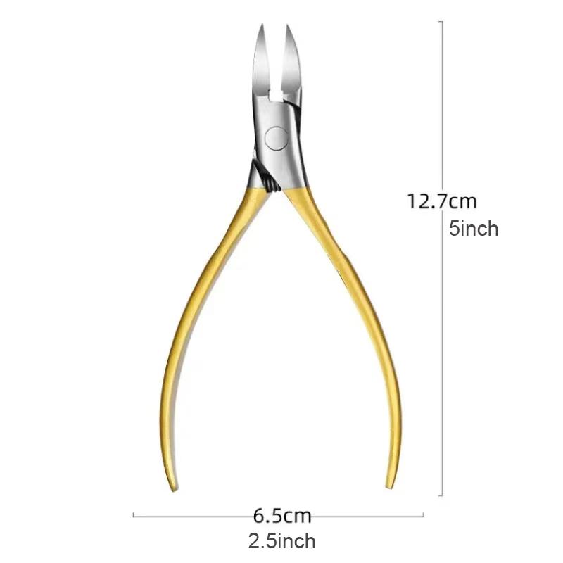 Paronychia Improved Stainless Steel Nail Clippers Trimmer Ingrown Pedicure Care Professional Cutter Nipper Tools Feet Toenail