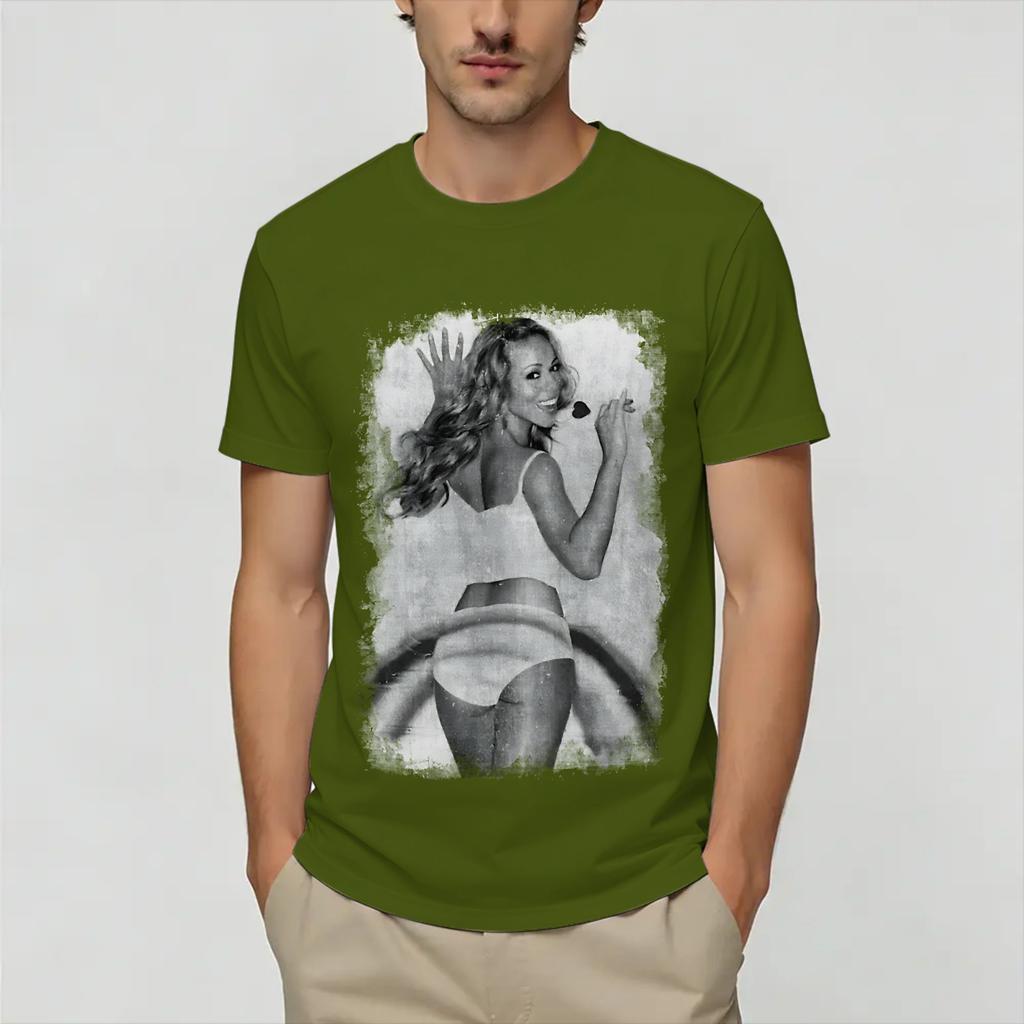 Unisexs Mariah Careys T Shirts 100 Cotton Clothing Fashion Short Sleeve Round Neck Tees Plus Size TShirt