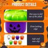 Spooky Demon Halloween Mini Boo Bucket With Handles Party Halloween Nostalgia Buckets Plastic Trick or Treat Buckets