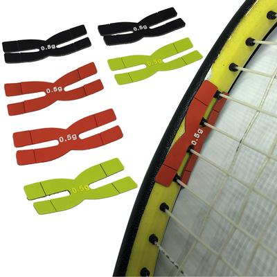 Pesas para raquetas de bádminton, bandas de equilibrio para cabezas de raqueta, raquetas de tenis en forma de H, bandas de equilibrio y pesas para raquetas de tenis de mesa