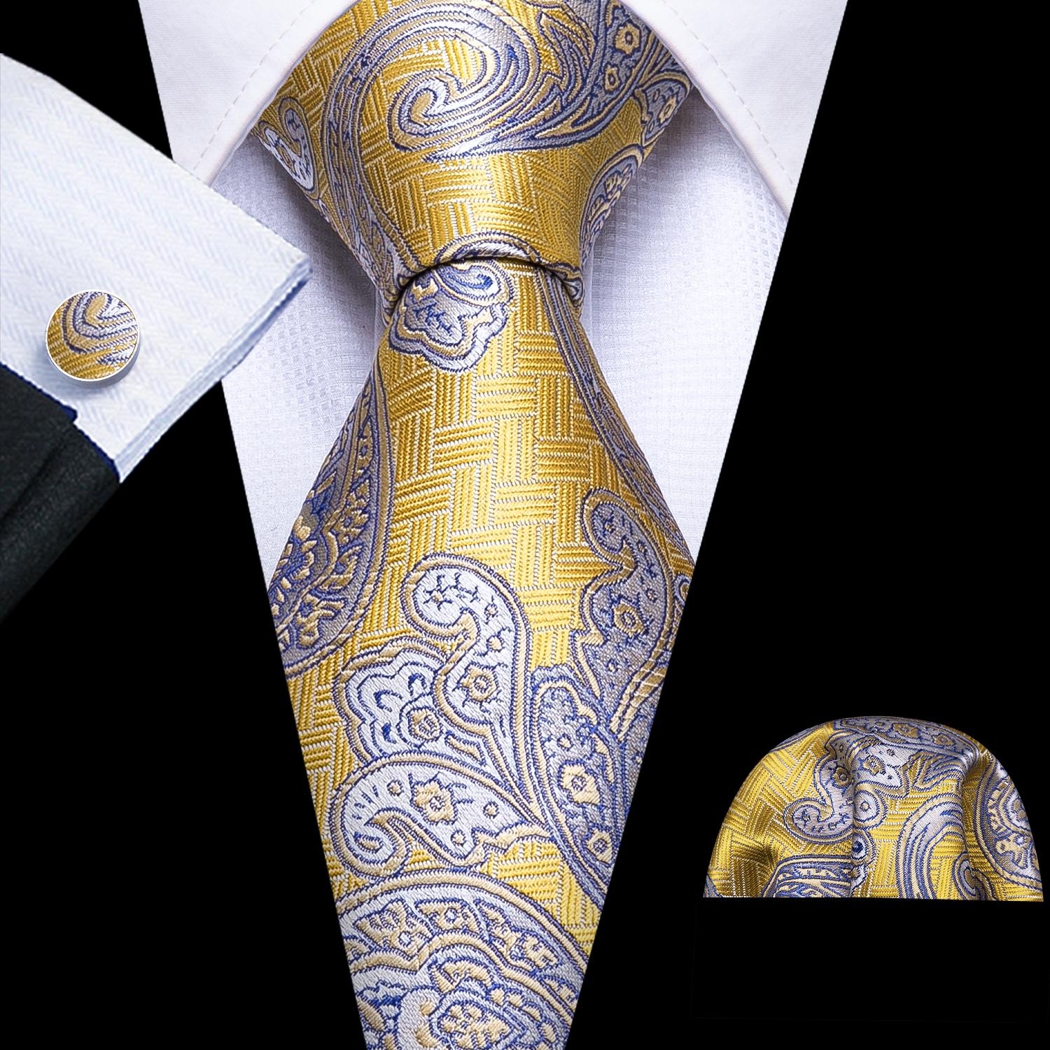 

Мужской шелковый галстук Hi-Tie, классический розово-красный галстук, носовой платок, набор запонок N-1730