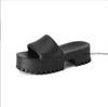 Fashion Punk Chunky Heels Mules Shoes Sandals For Women Rivet Platform Slide Sandals Open Toe Summer Street Goth Shoes Beach Shoes