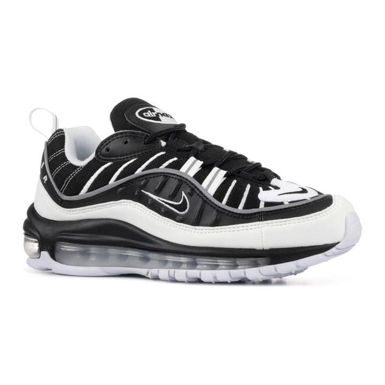 New Nike Air Max 98 GS 'Black Silver' BV4872-001