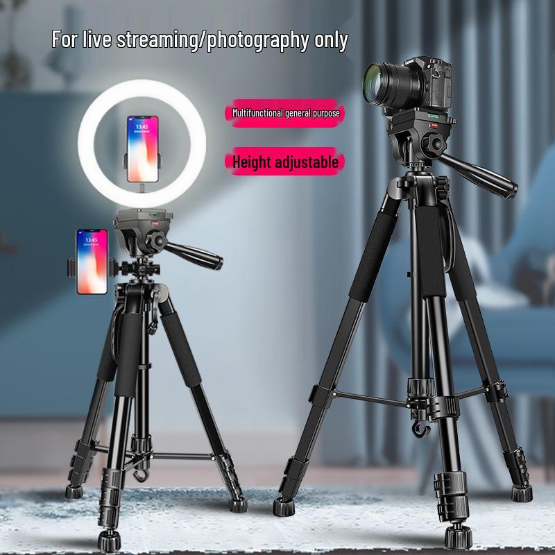 Universelles Handy-SLR-Kamera-Stativ mit Fülllicht für Außenfotografie und Live-Übertragungen