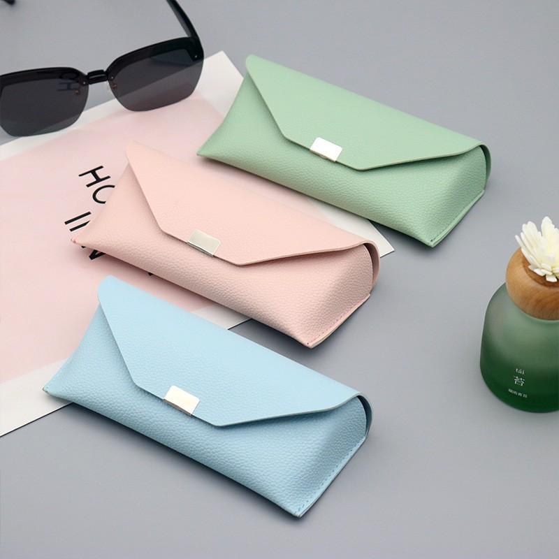Premium Handcrafted Leather Eyewear Case Portable Sunglasses Gift Box Custom Print Ready