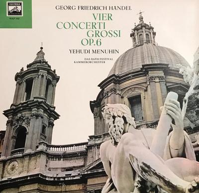 LP Record GEORG FRIEDRICH HÄNDEL – YEHUDI MEN - Concerti Grossi Op. 6 E91220 Die Stimme Sein Germany Classical Used